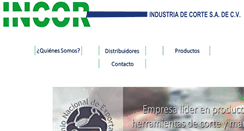 Desktop Screenshot of incor.com.mx